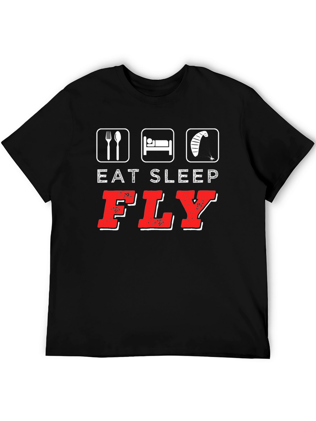 Eat Sleep Fly T-Shirt | Kitesurfing Tee
