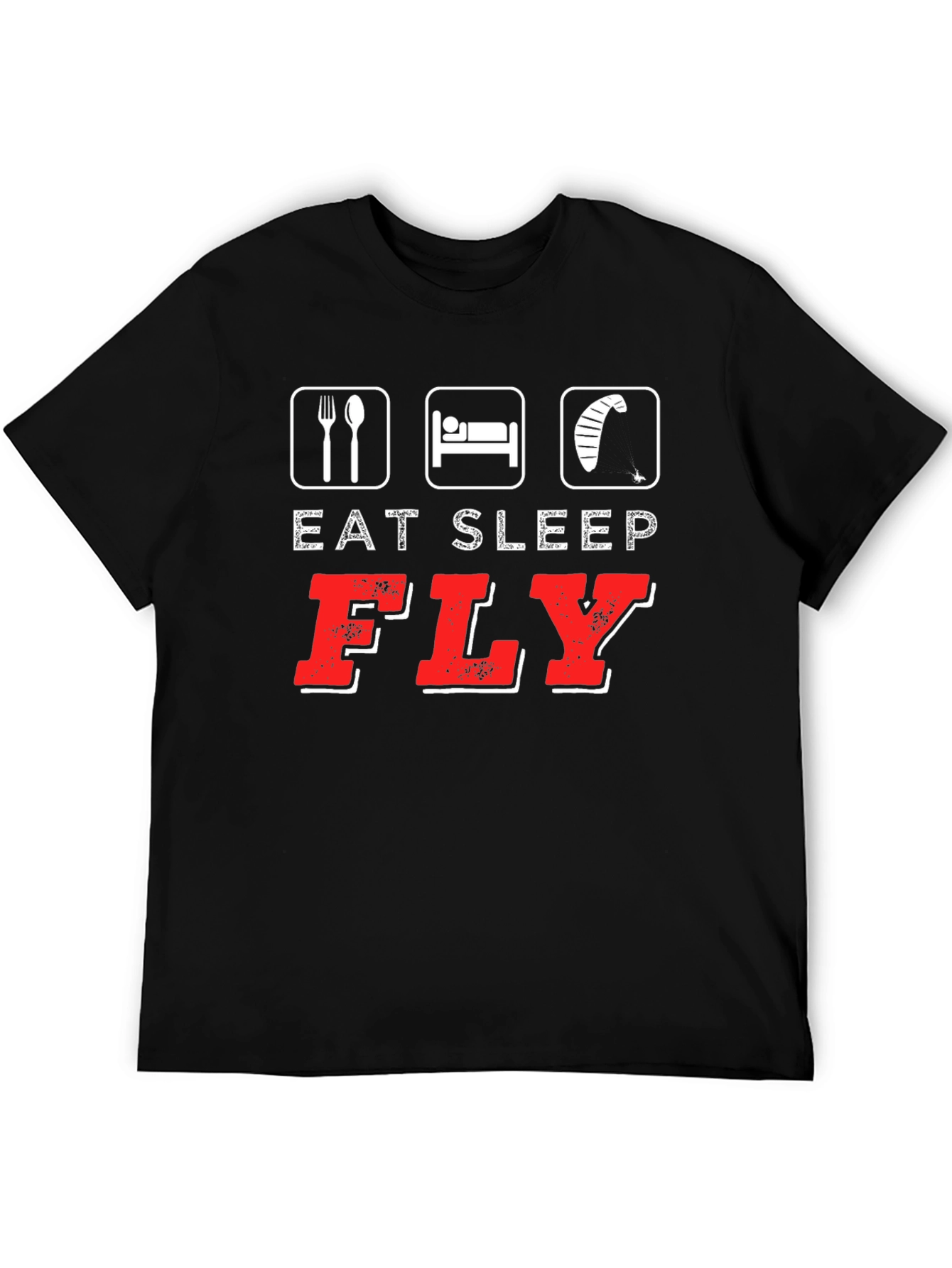 Eat Sleep Fly T-Shirt | Kitesurfing Tee