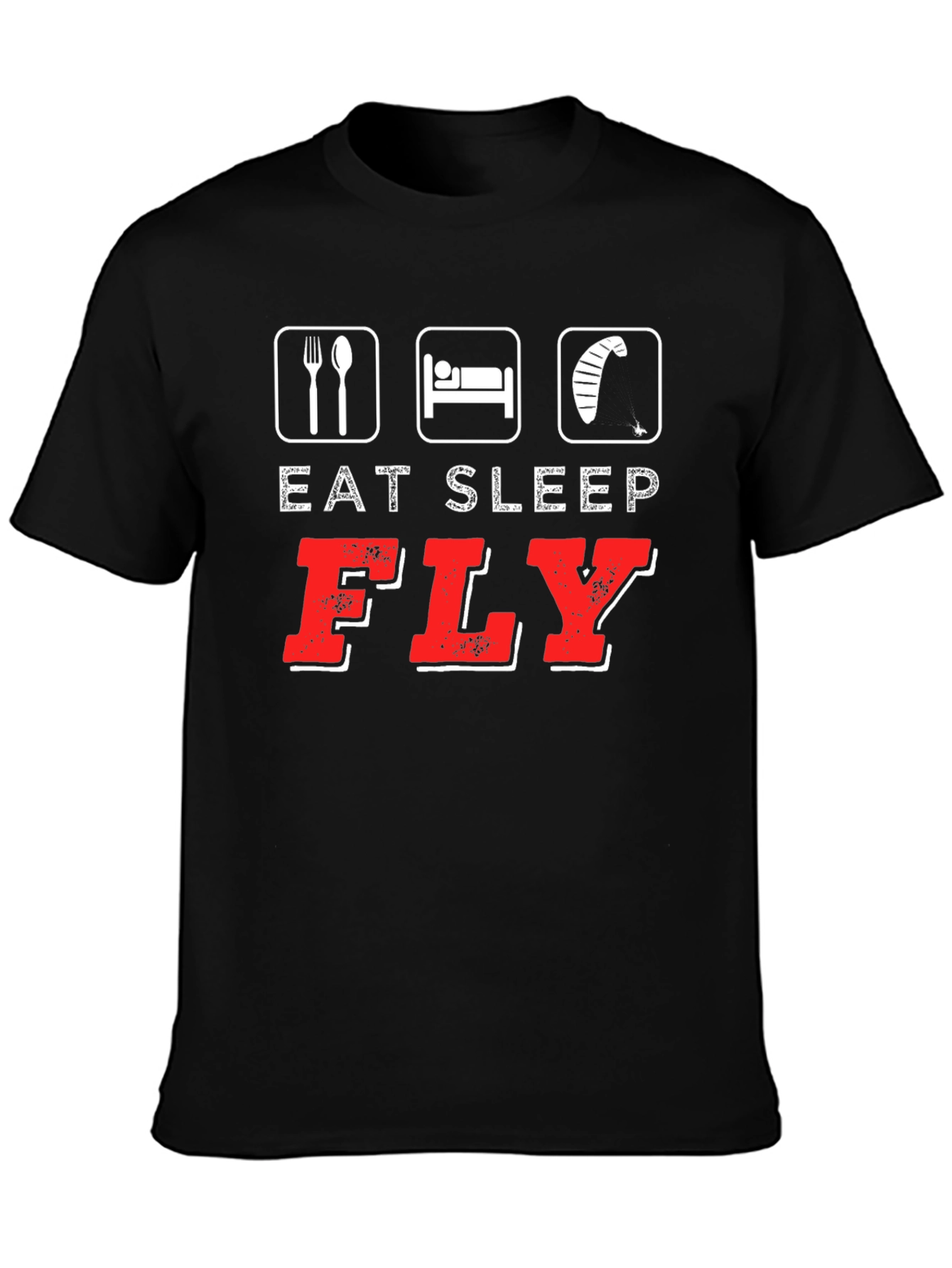 Eat Sleep Fly T-Shirt | Kitesurfing Tee