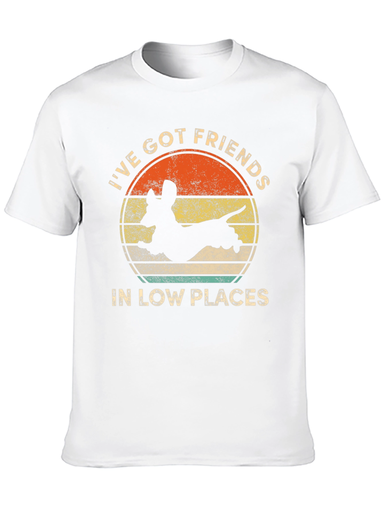 Low Places Dachshund Graphic Tee