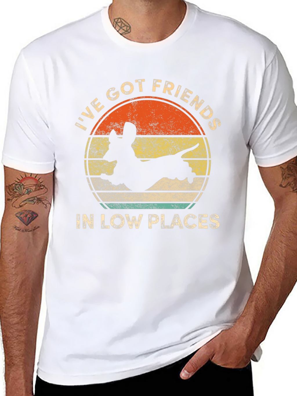 Low Places Dachshund Graphic Tee