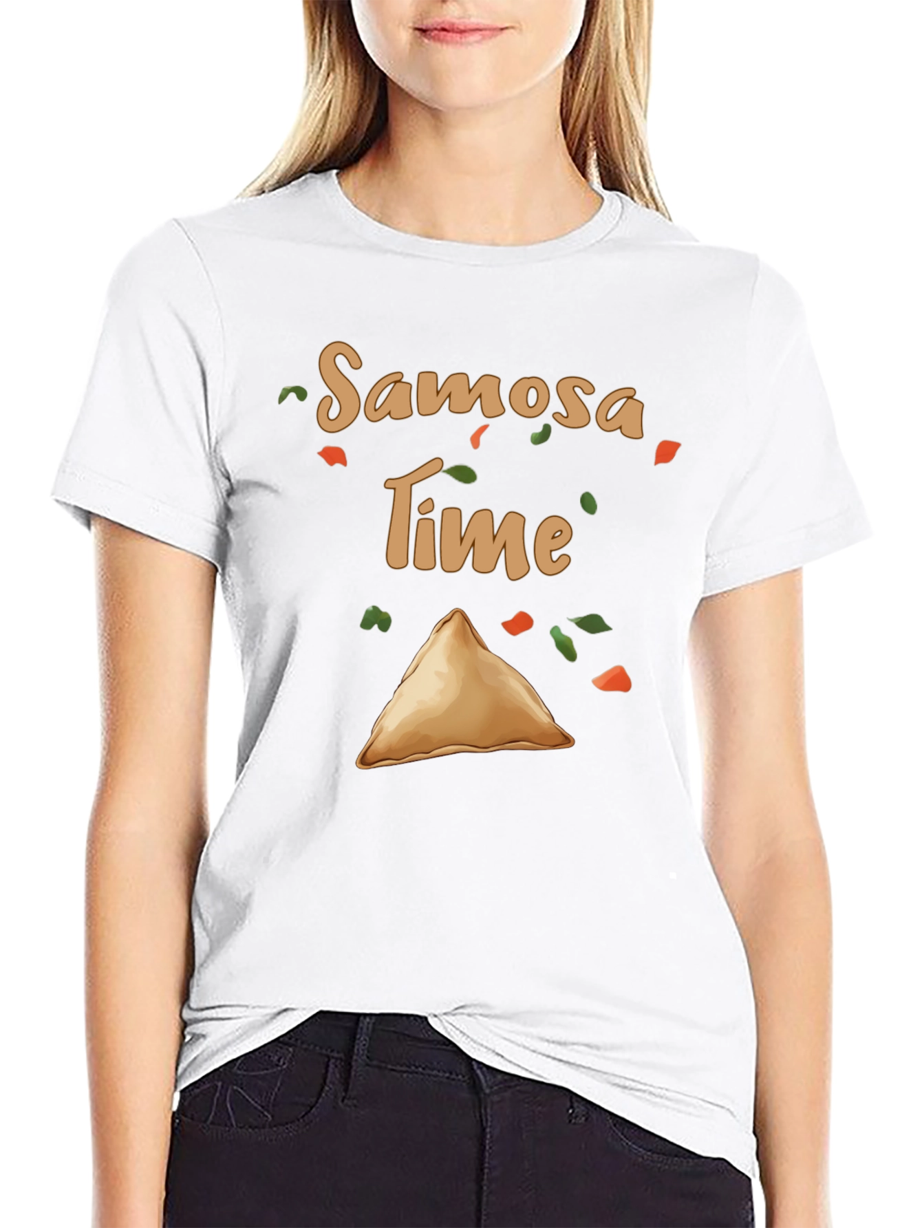 Samosa Time Graphic Tee - Foodie T-Shirt