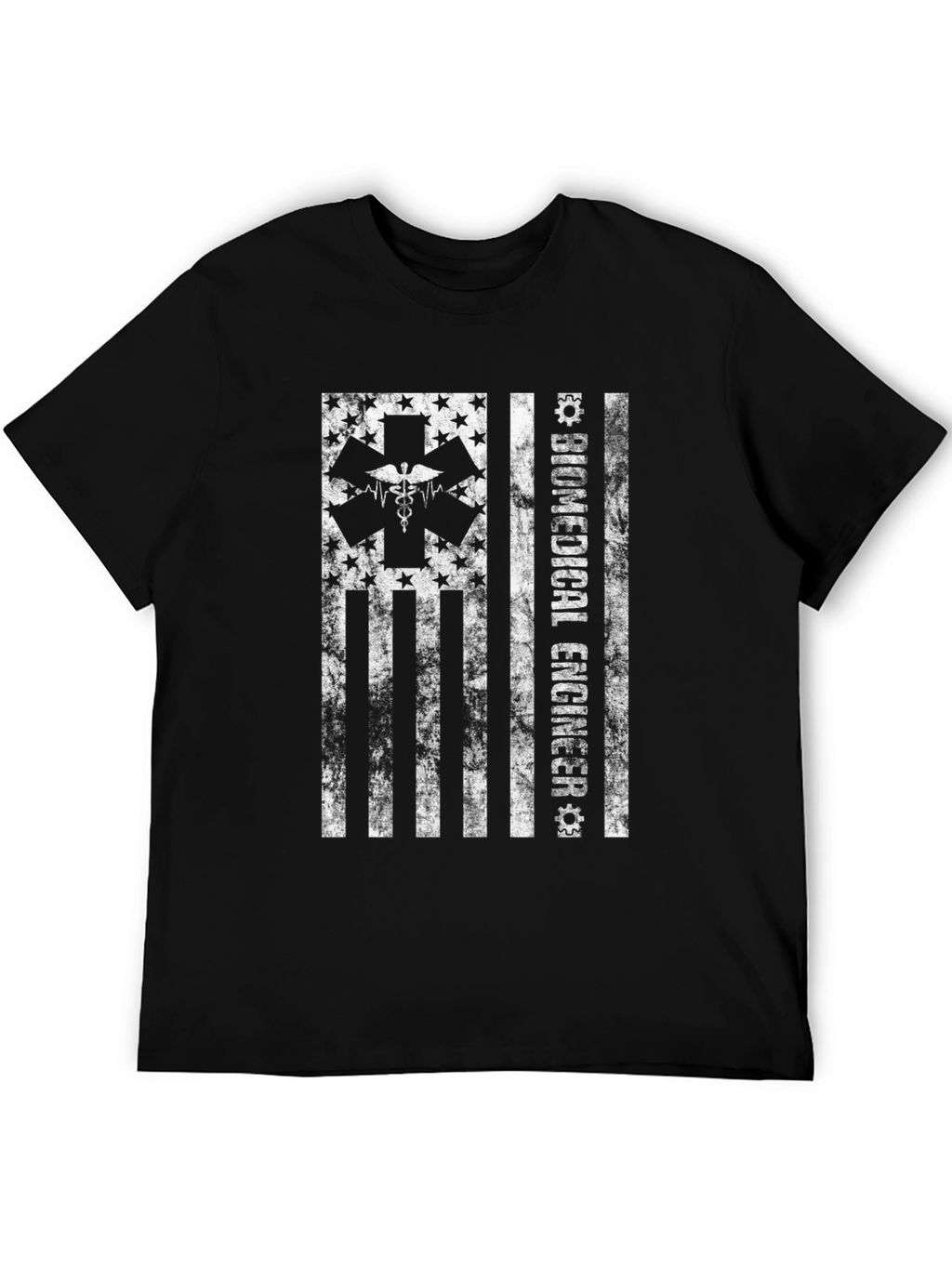 Biomedical Engineer American Flag Graphic T-Shirt