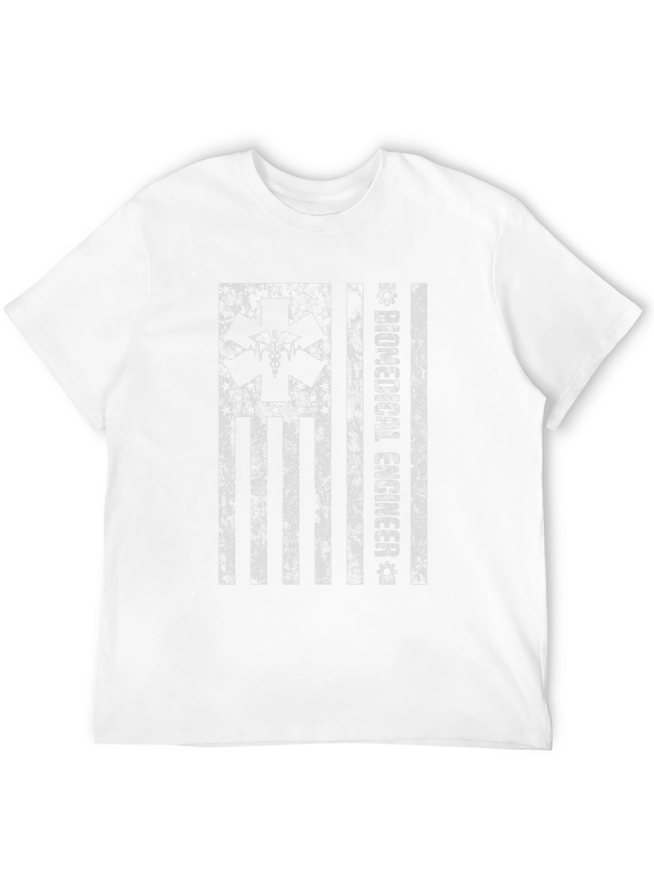 Biomedical Engineer American Flag Graphic T-Shirt