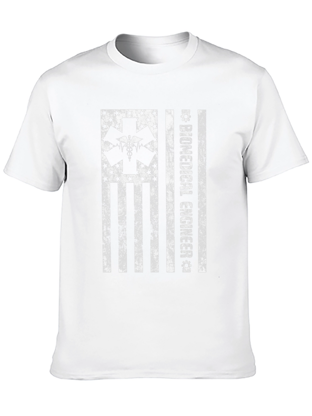 Biomedical Engineer American Flag Graphic T-Shirt