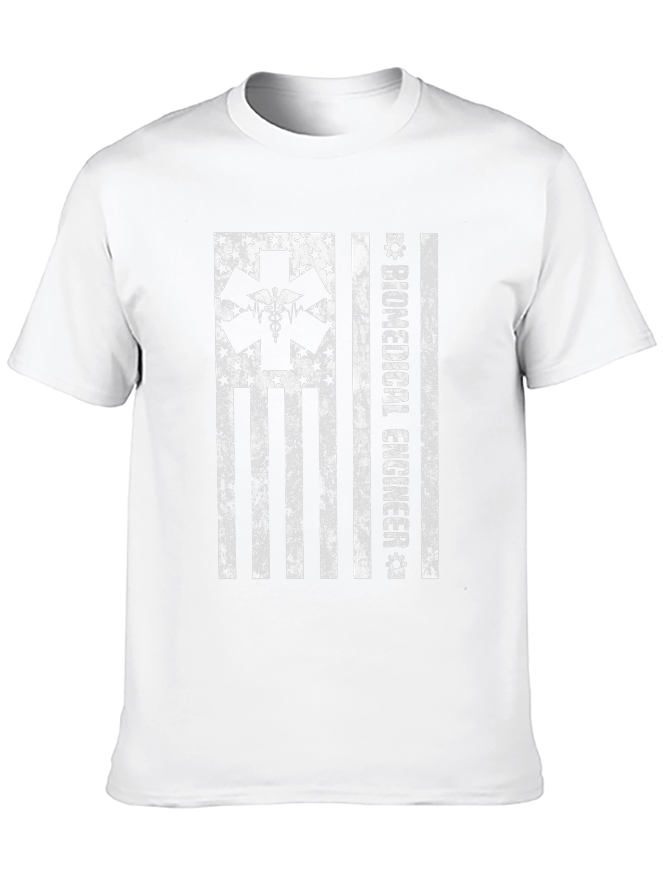 Biomedical Engineer American Flag Graphic T-Shirt