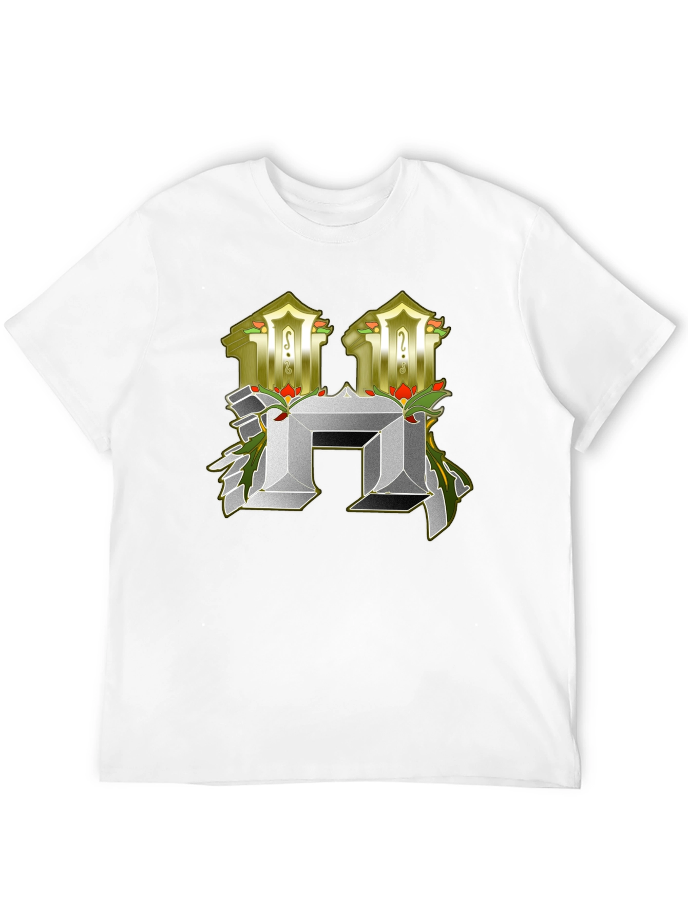Abstract H Letter T-Shirt