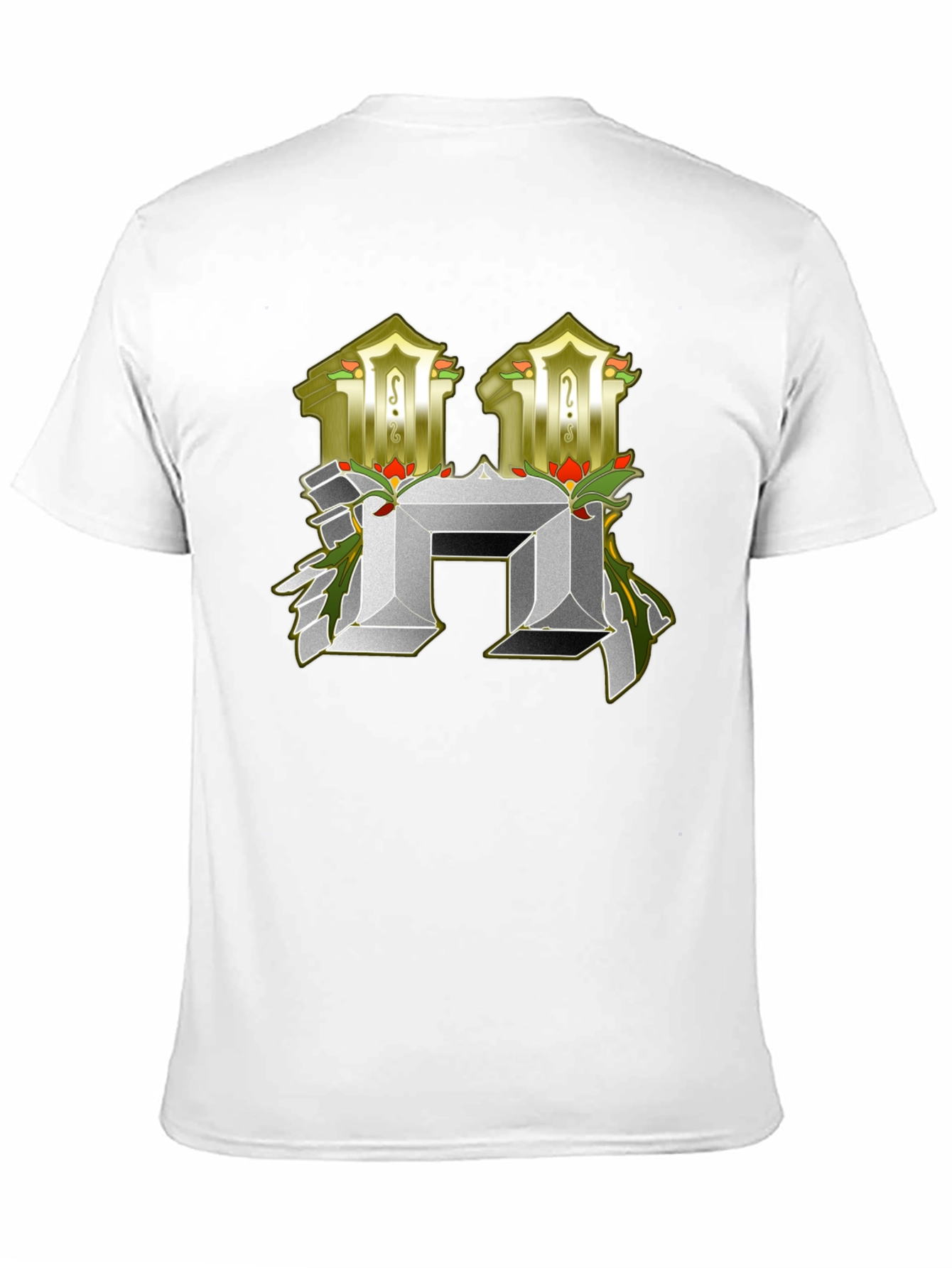 Abstract H Letter T-Shirt