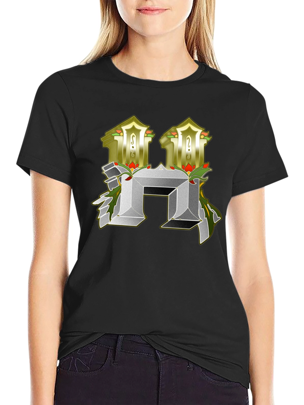 Abstract H Letter T-Shirt