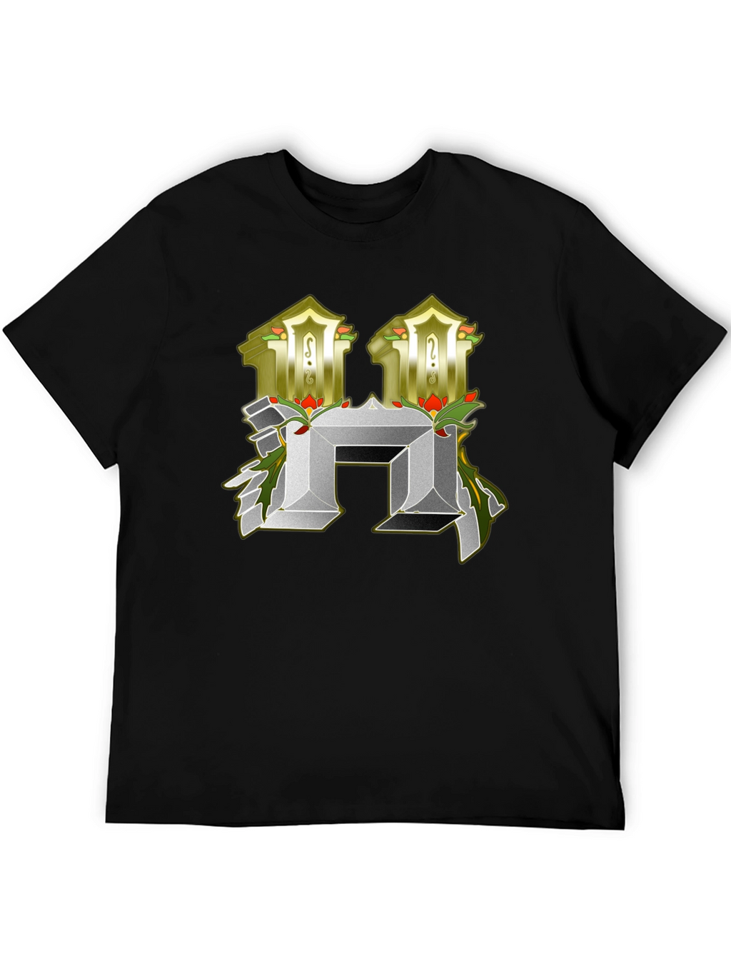 Abstract H Letter T-Shirt