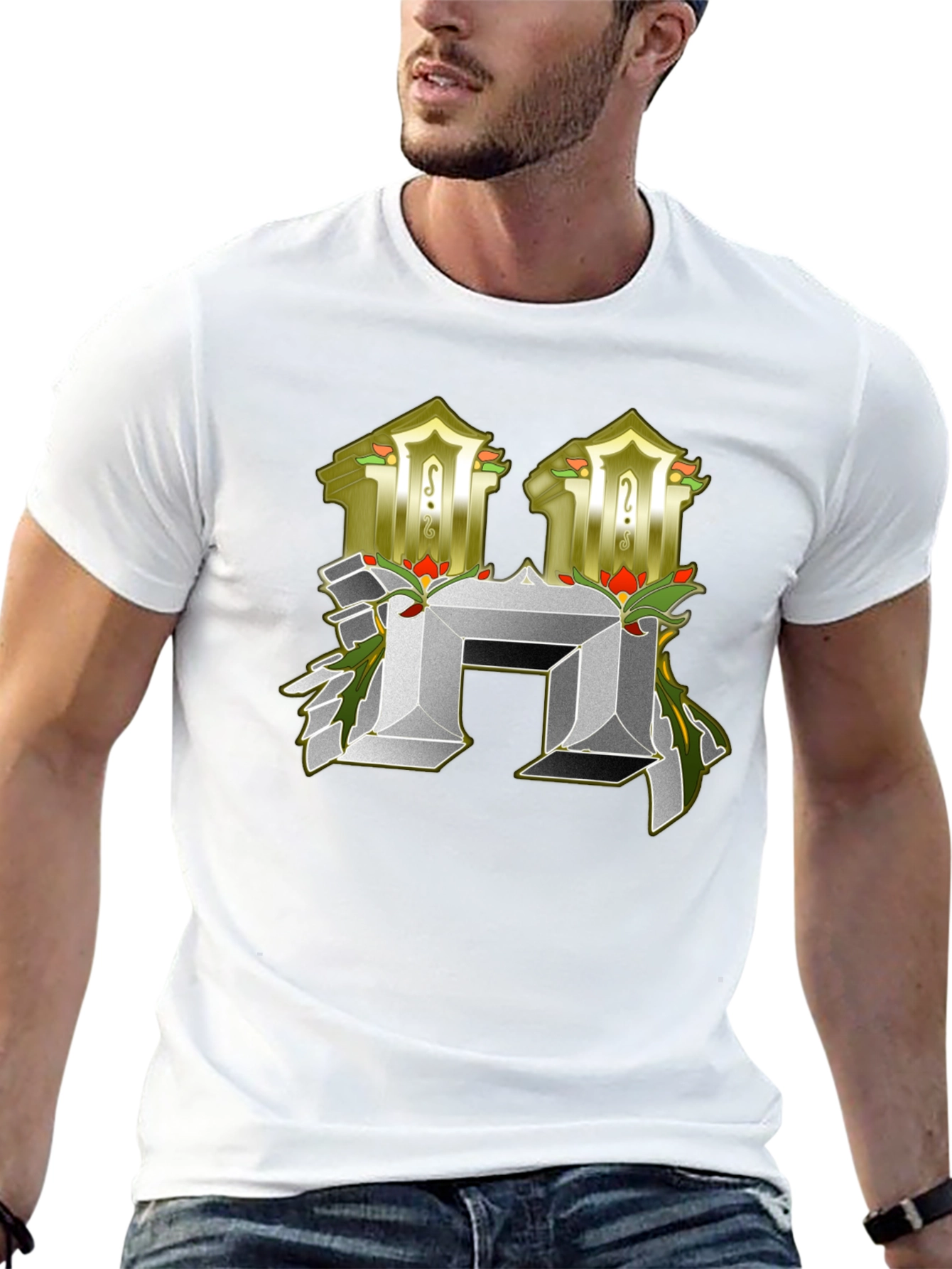 Abstract H Letter T-Shirt