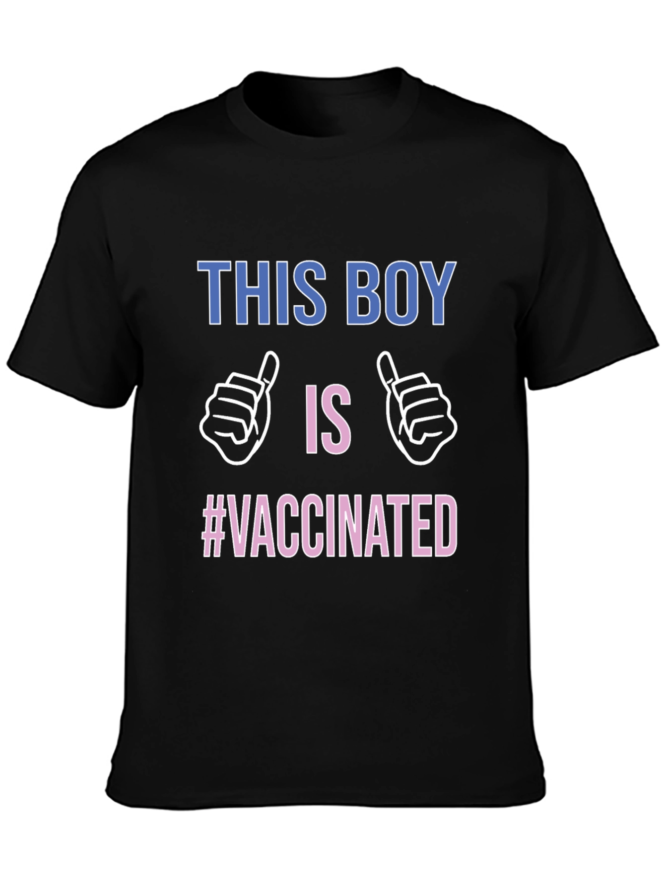 Vaccinated Boy T-Shirt - Support Vaccination
