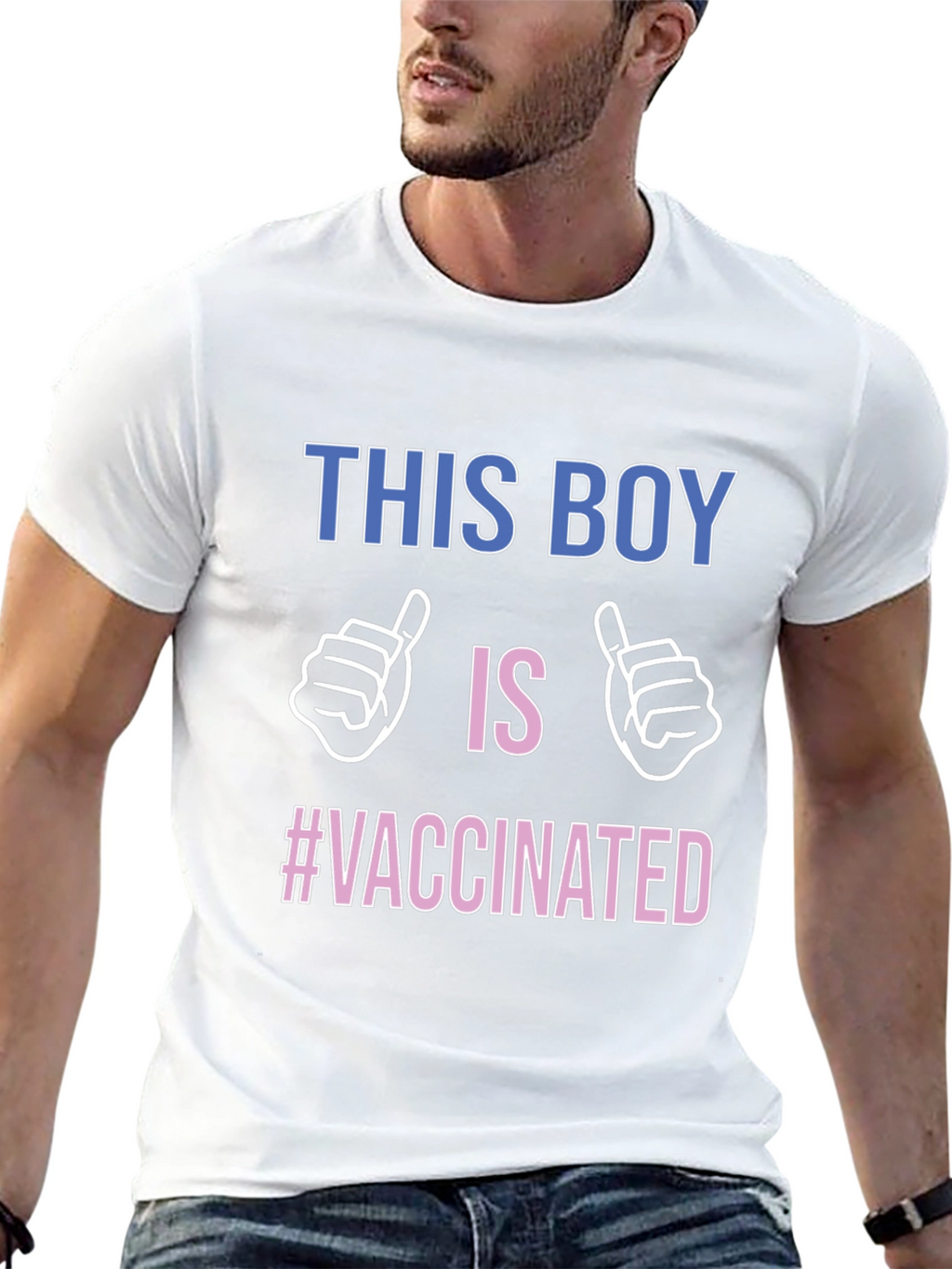 Vaccinated Boy T-Shirt - Support Vaccination