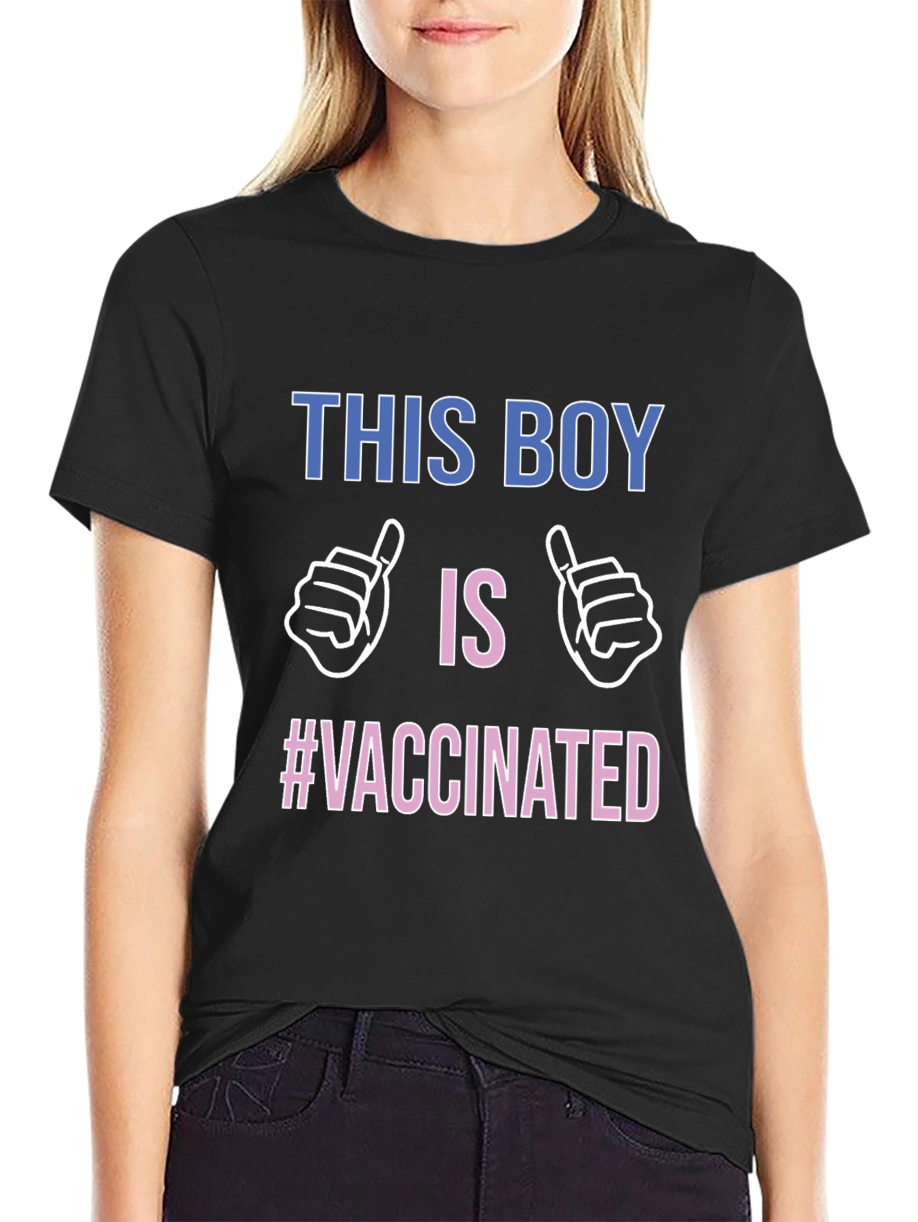 Vaccinated Boy T-Shirt - Support Vaccination