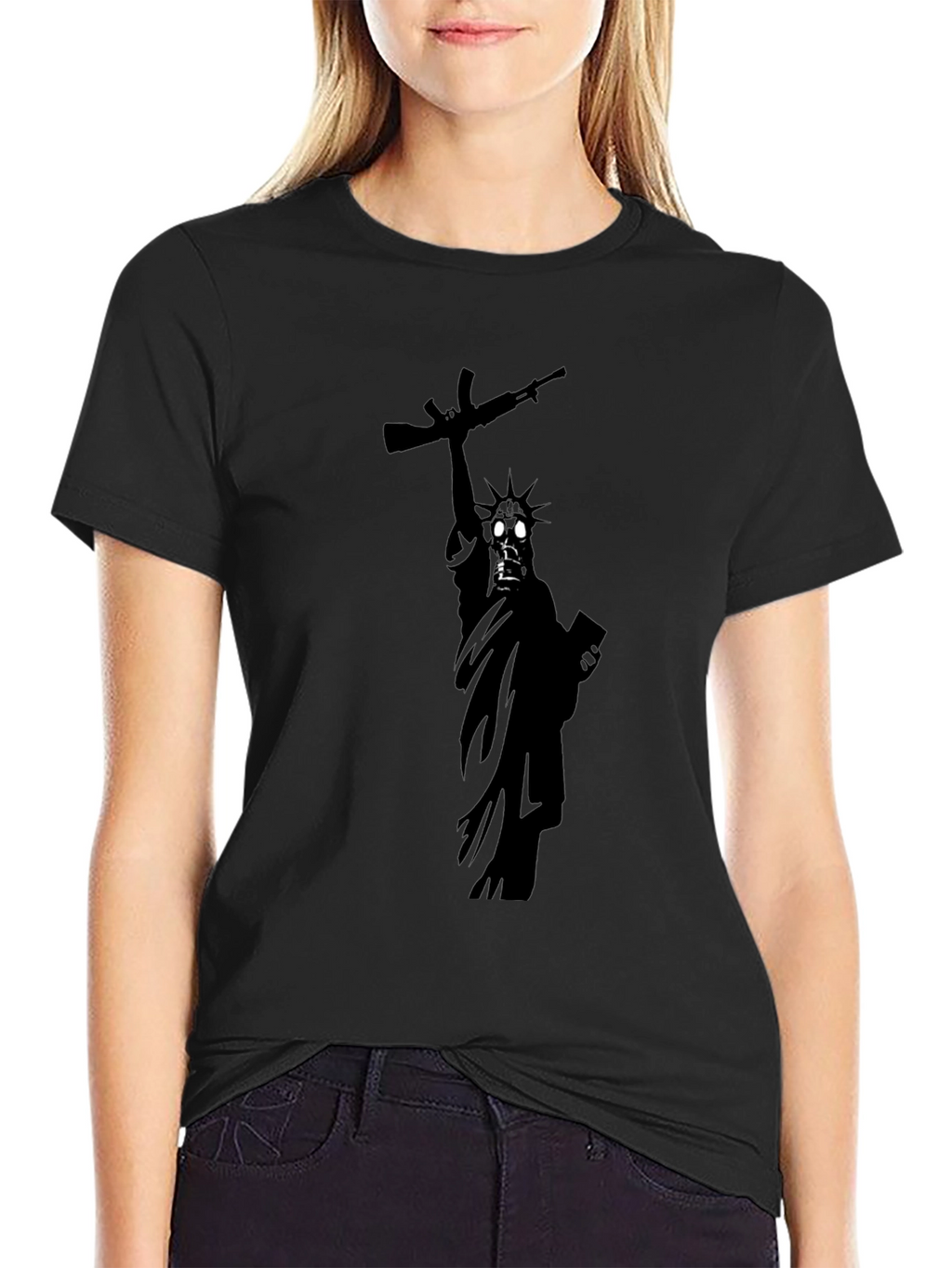 Statue of Liberty AK-47 Graphic T-Shirt