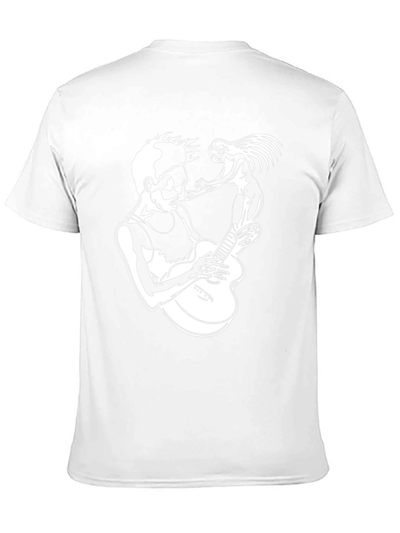 Musician Graphic Tee - Black Cotton T-Shirt