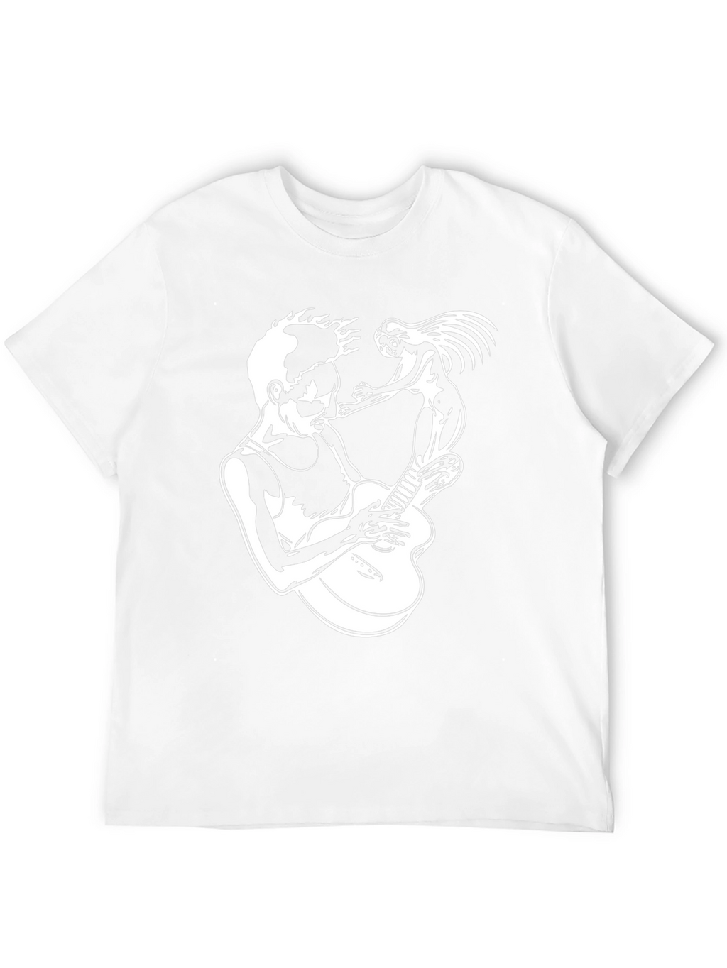 Musician Graphic Tee - Black Cotton T-Shirt