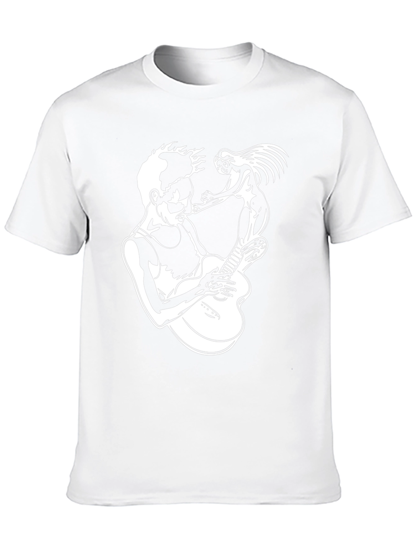 Musician Graphic Tee - Black Cotton T-Shirt