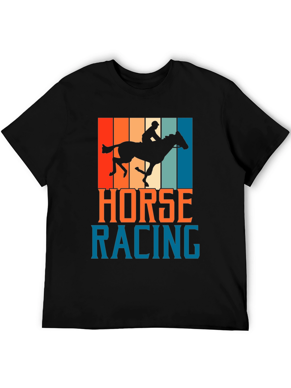 Horse Racing Retro Graphic Tee