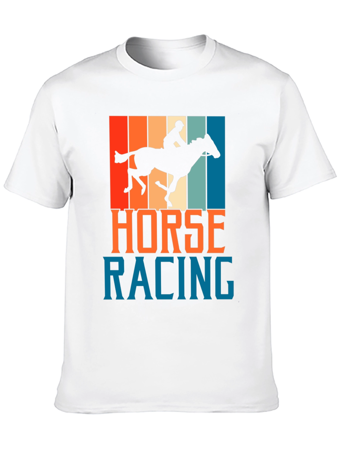 Horse Racing Retro Graphic Tee