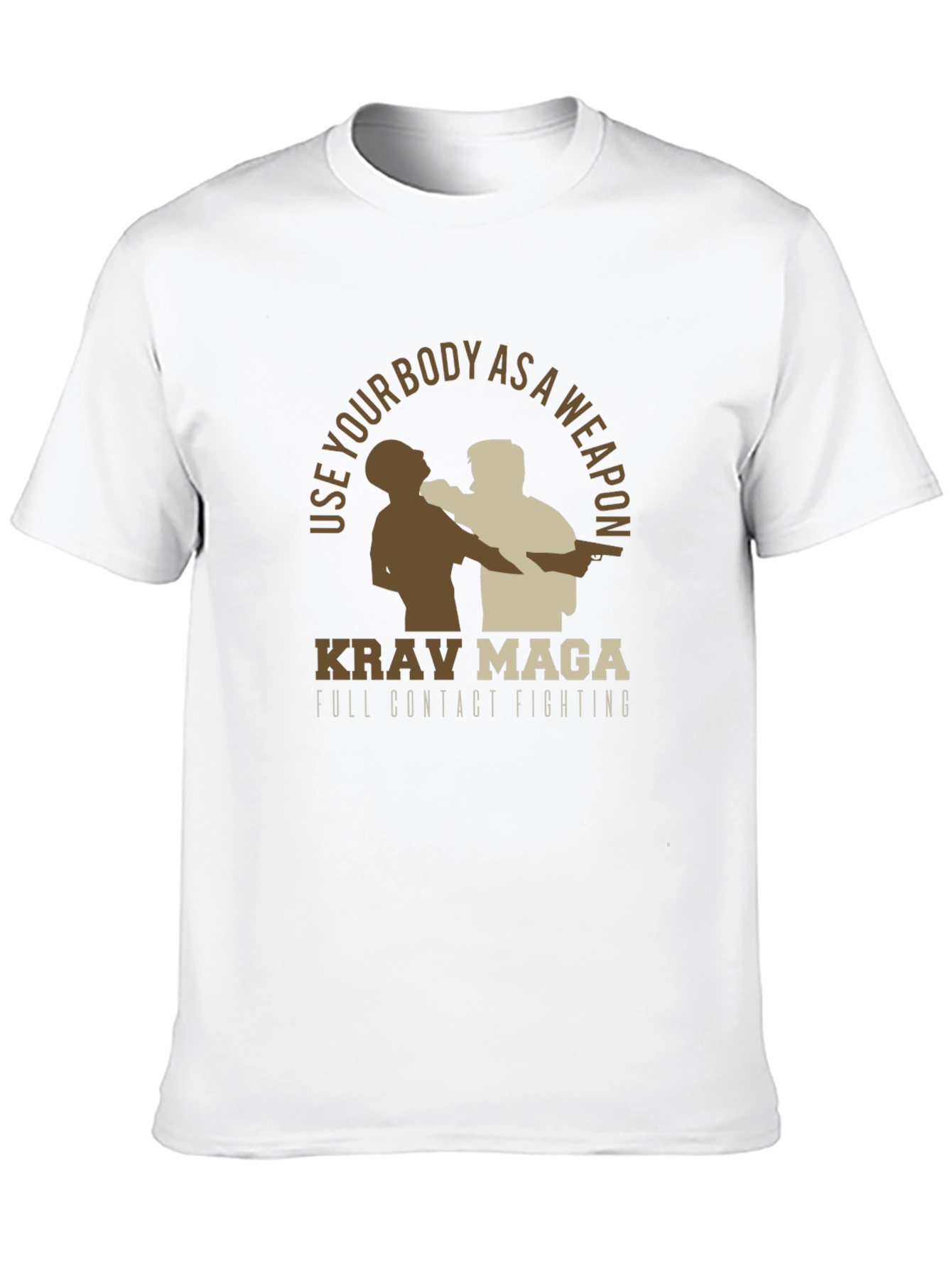 Krav Maga Full Contact Fighting Graphic Tee