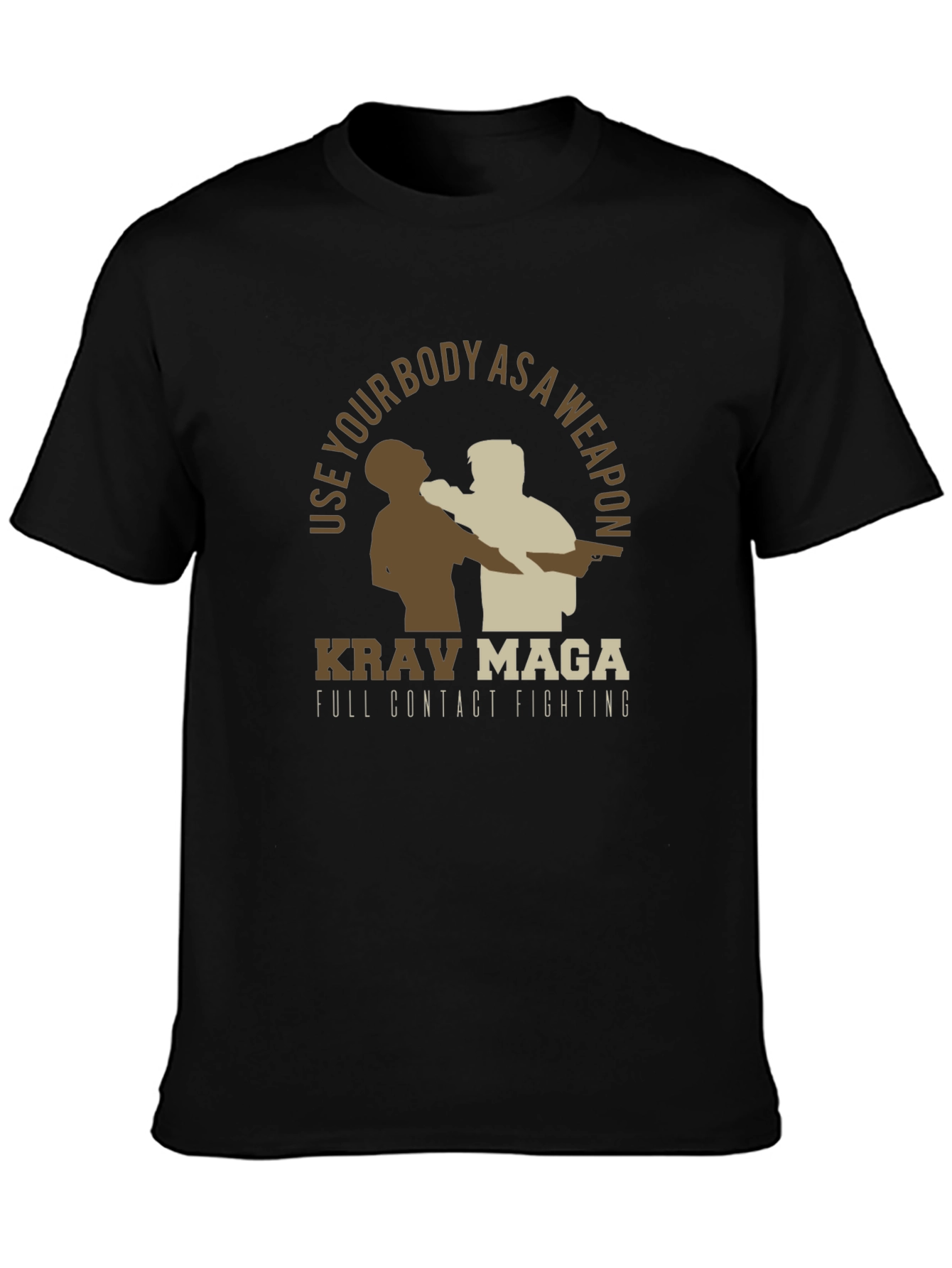 Krav Maga Full Contact Fighting Graphic Tee