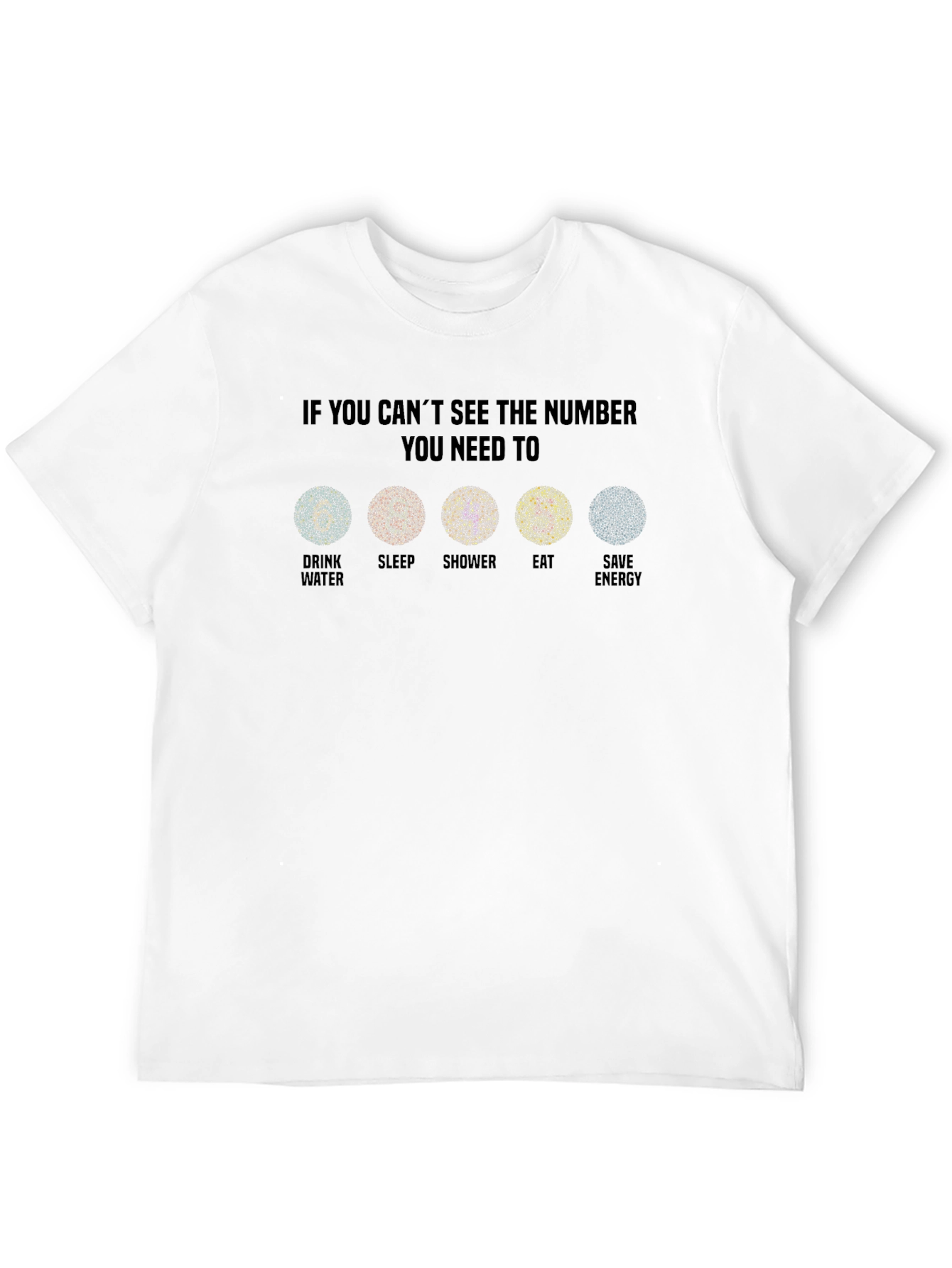 Color Blindness Test Funny T-Shirt