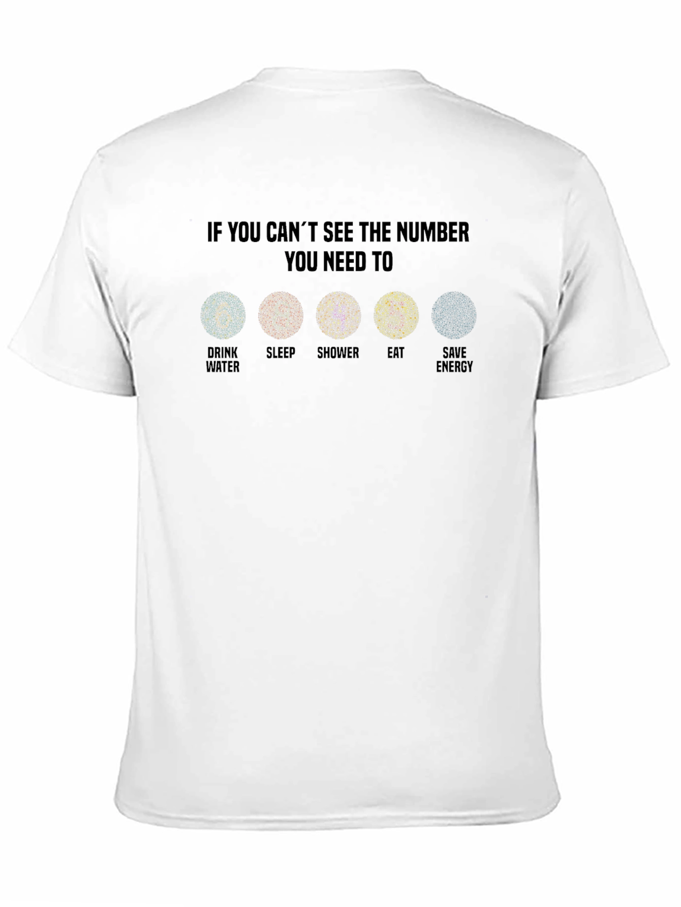 Color Blindness Test Funny T-Shirt