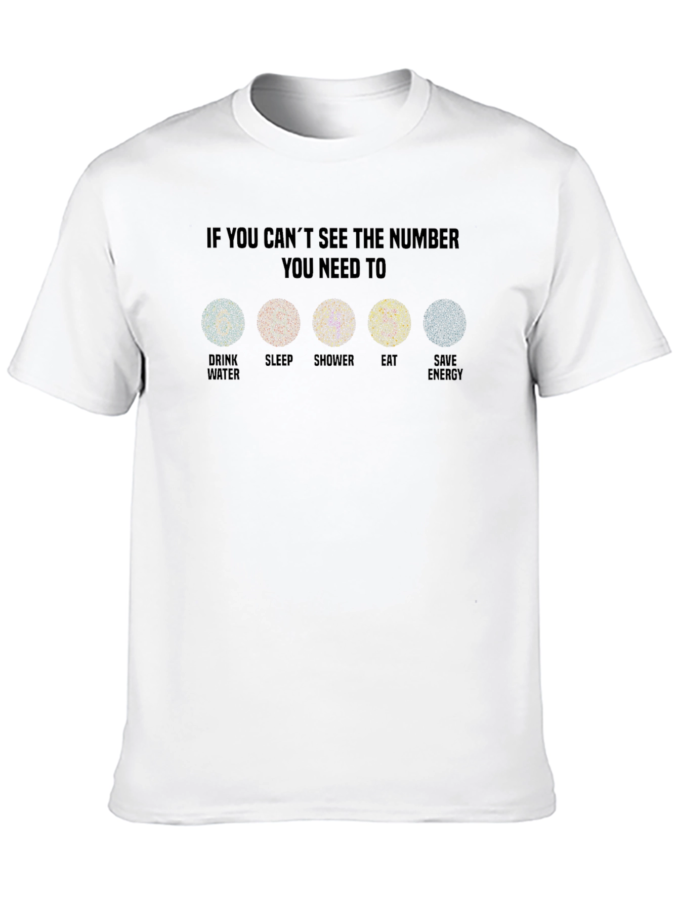 Color Blindness Test Funny T-Shirt