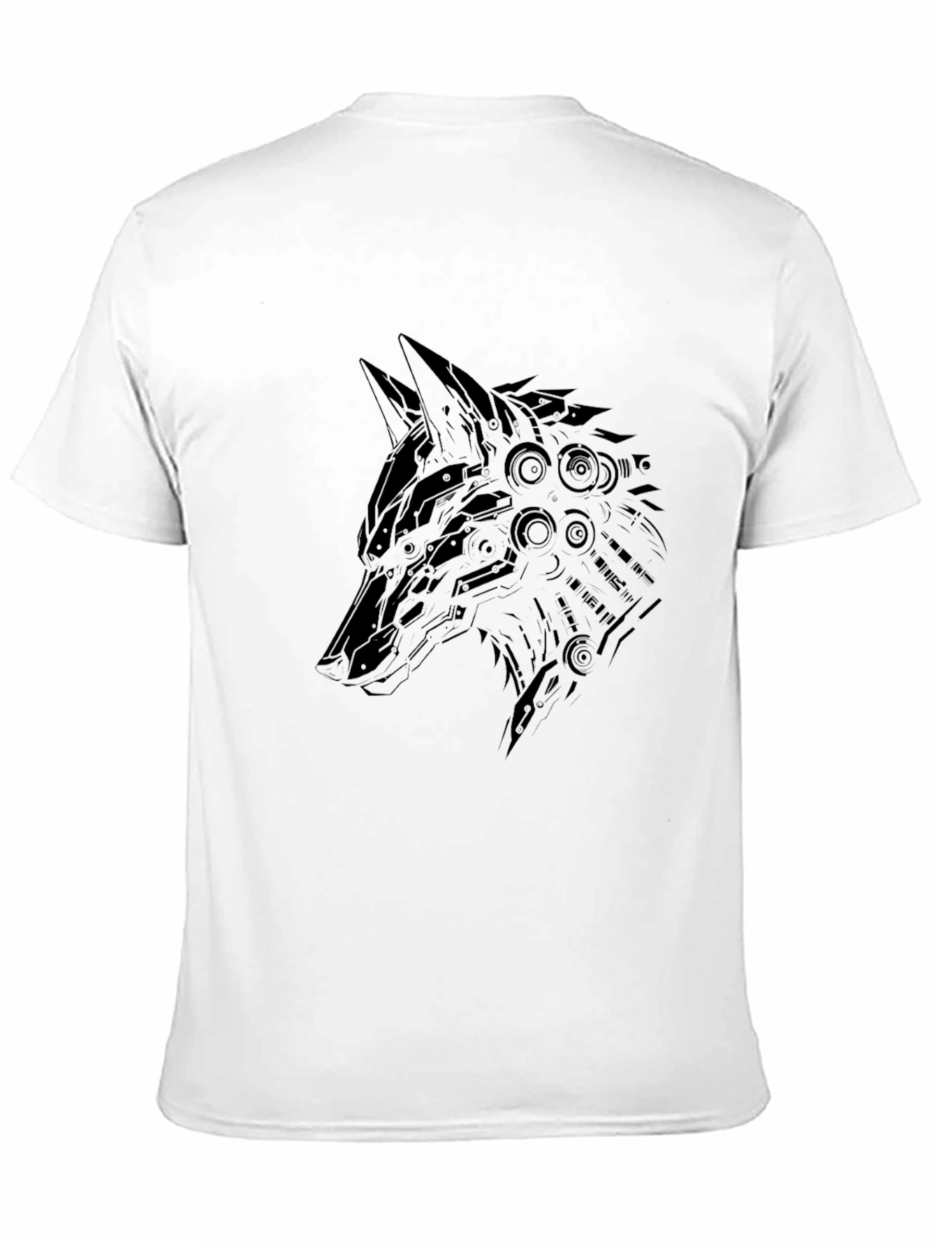 Black Wolf Graphic Tee - Modern Style