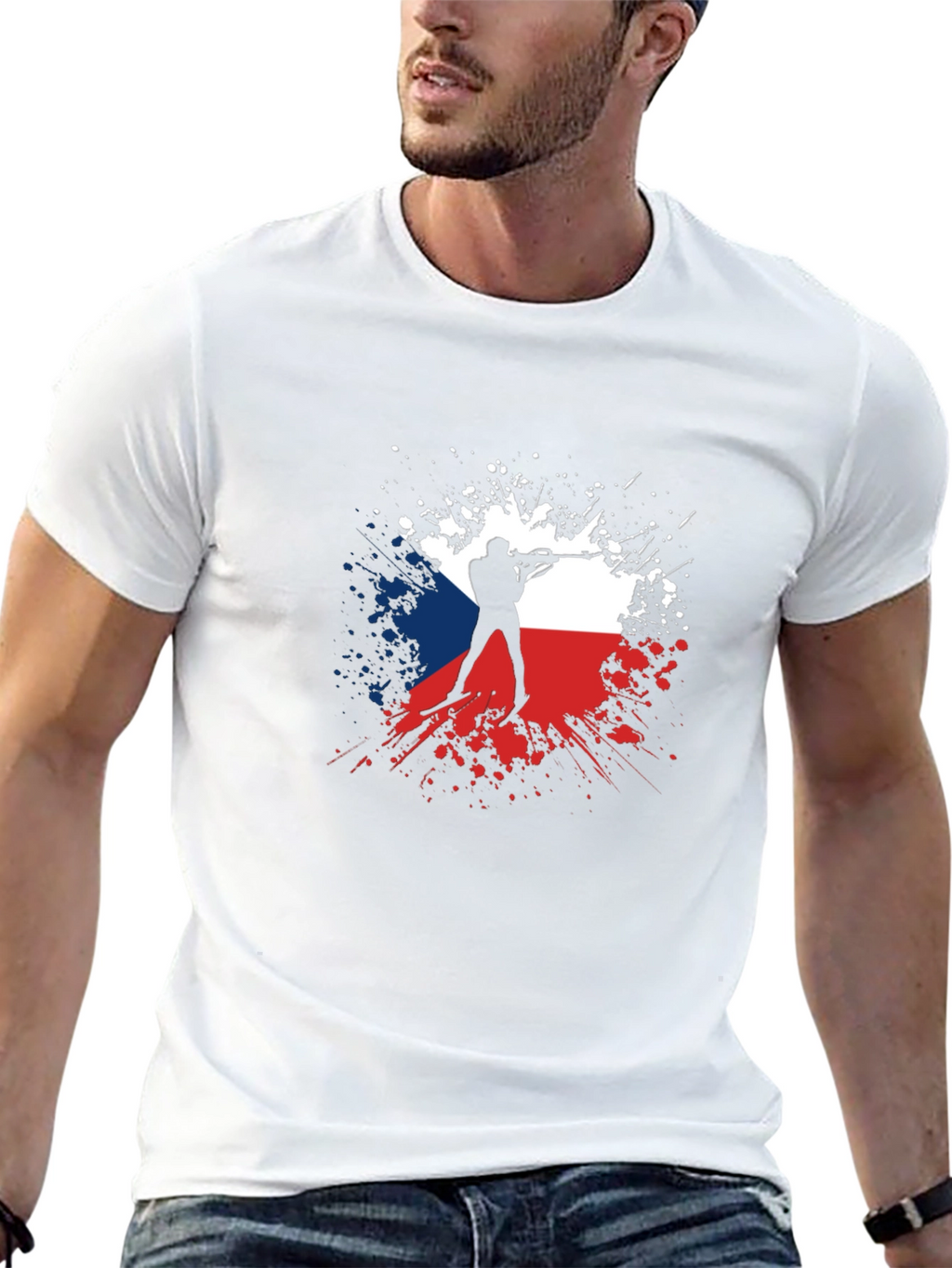 Czech Republic Biathlon T-Shirt