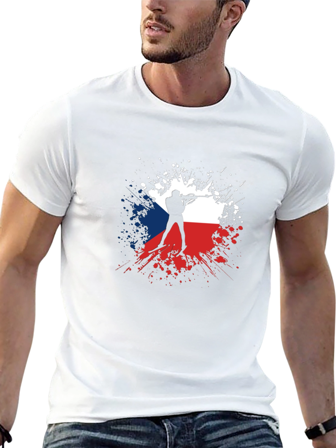 Czech Republic Biathlon T-Shirt