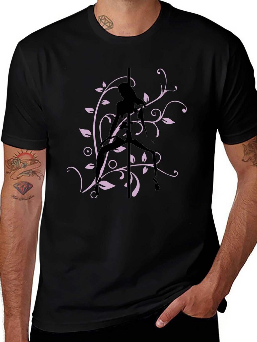 Pole Dance Silhouette T-Shirt