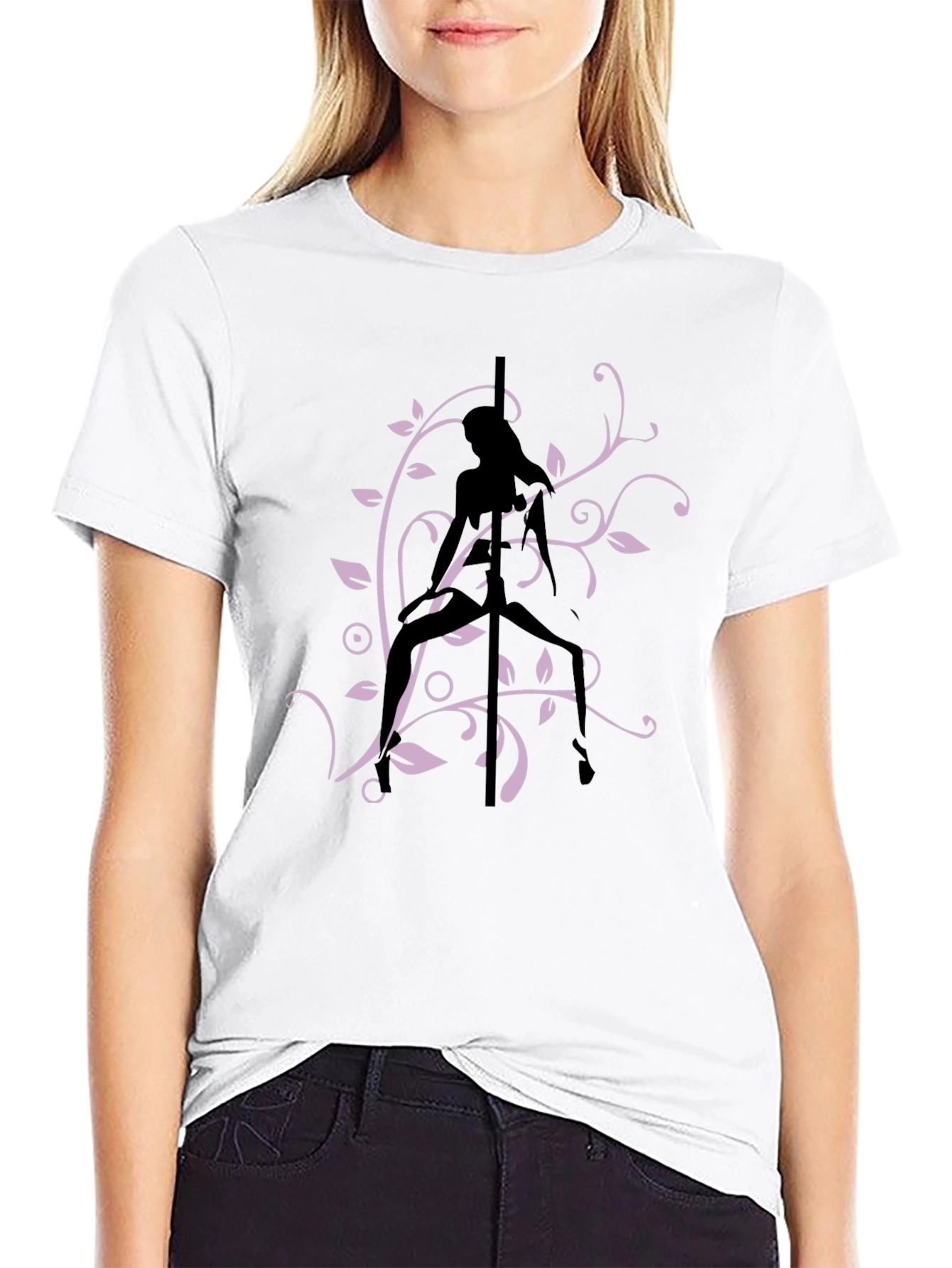 Pole Dance Silhouette T-Shirt