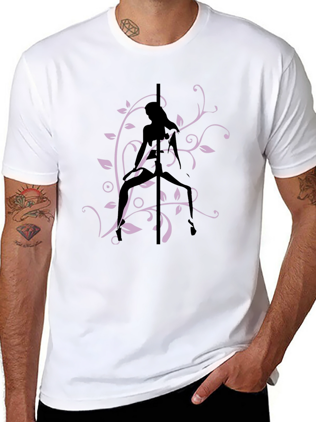 Pole Dance Silhouette T-Shirt