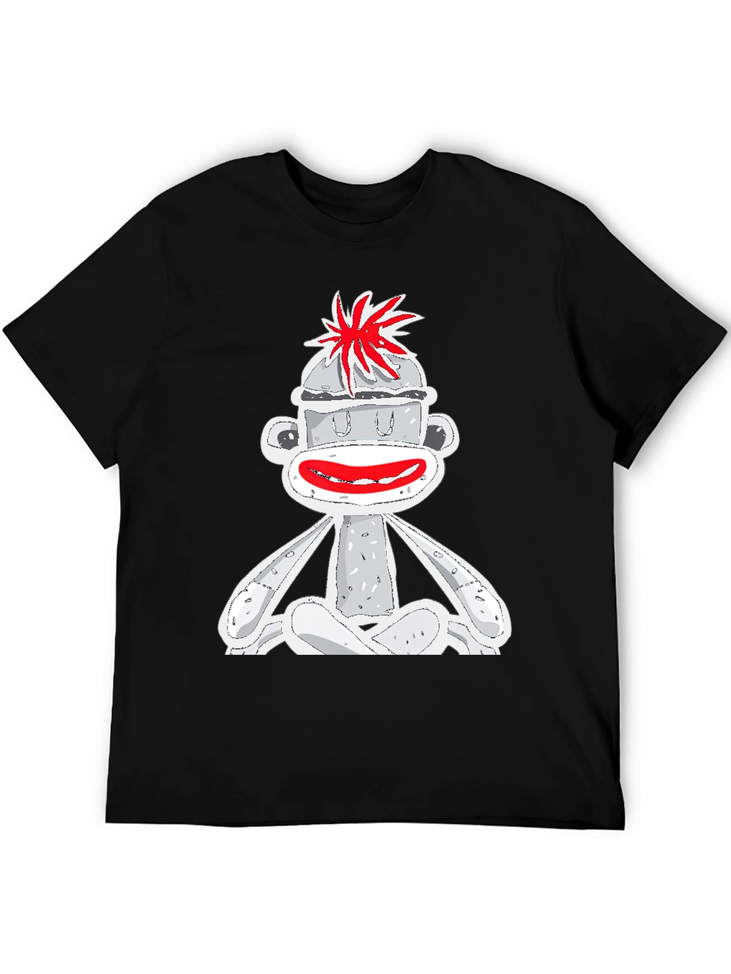 Sock Monkey Graphic Tee - Quirky Design