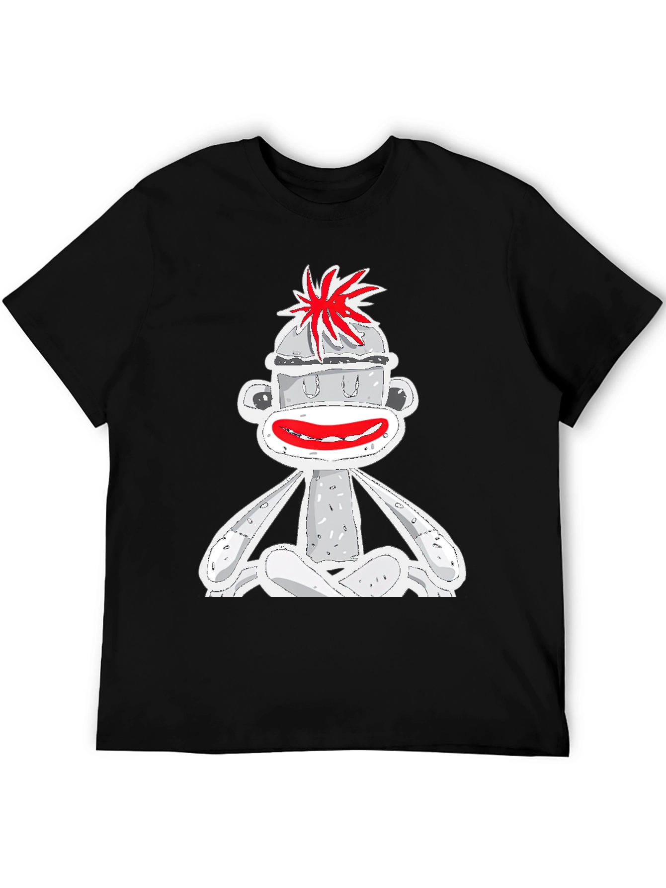 Sock Monkey Graphic Tee - Quirky Design