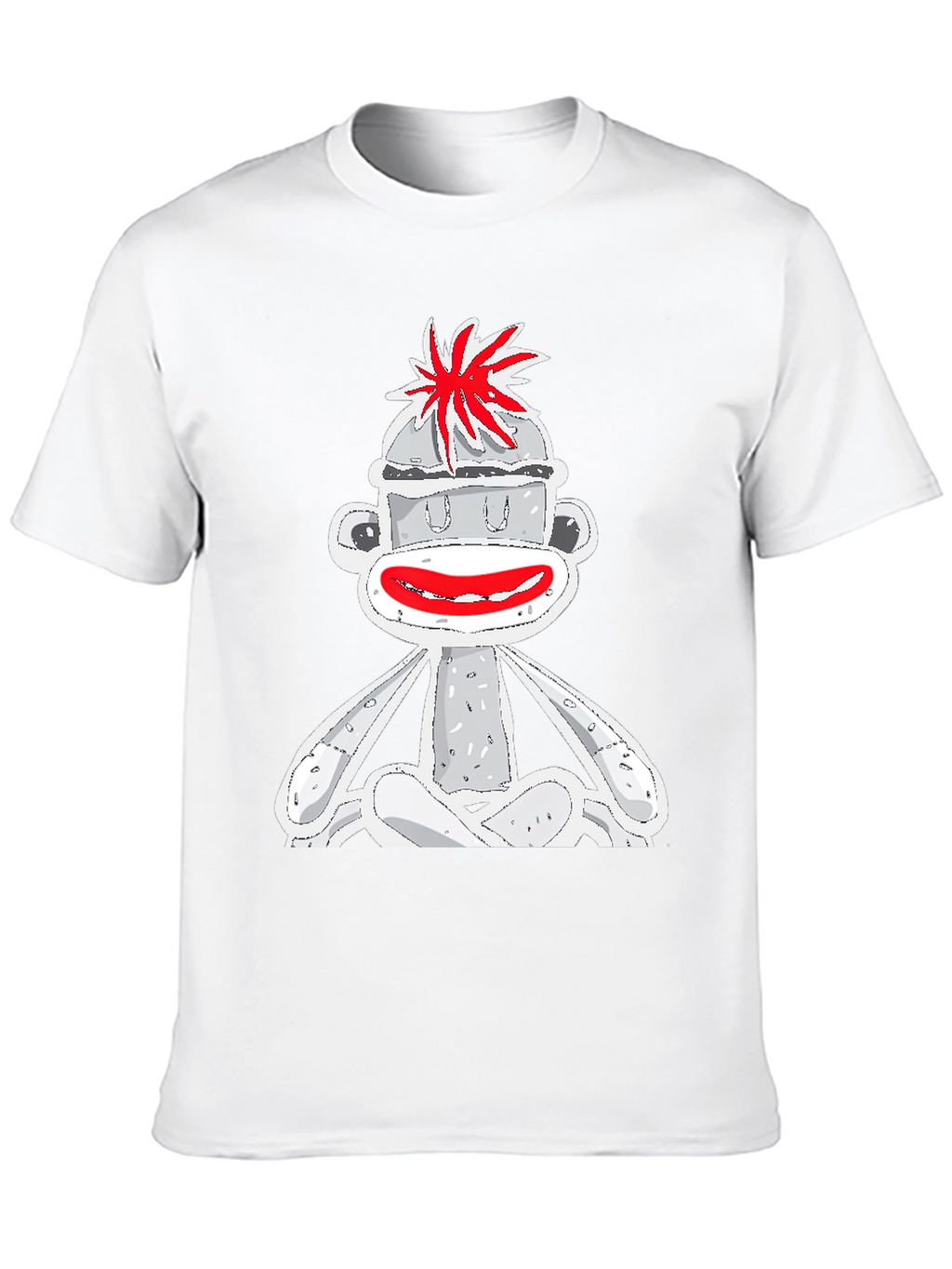 Sock Monkey Graphic Tee - Quirky Design