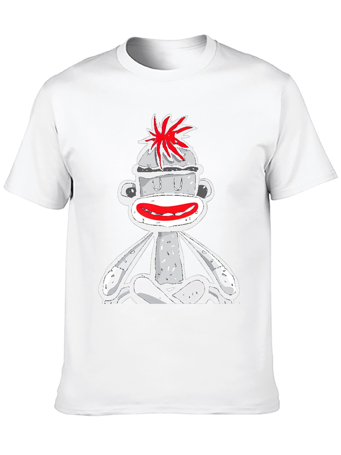 Sock Monkey Graphic Tee - Quirky Design