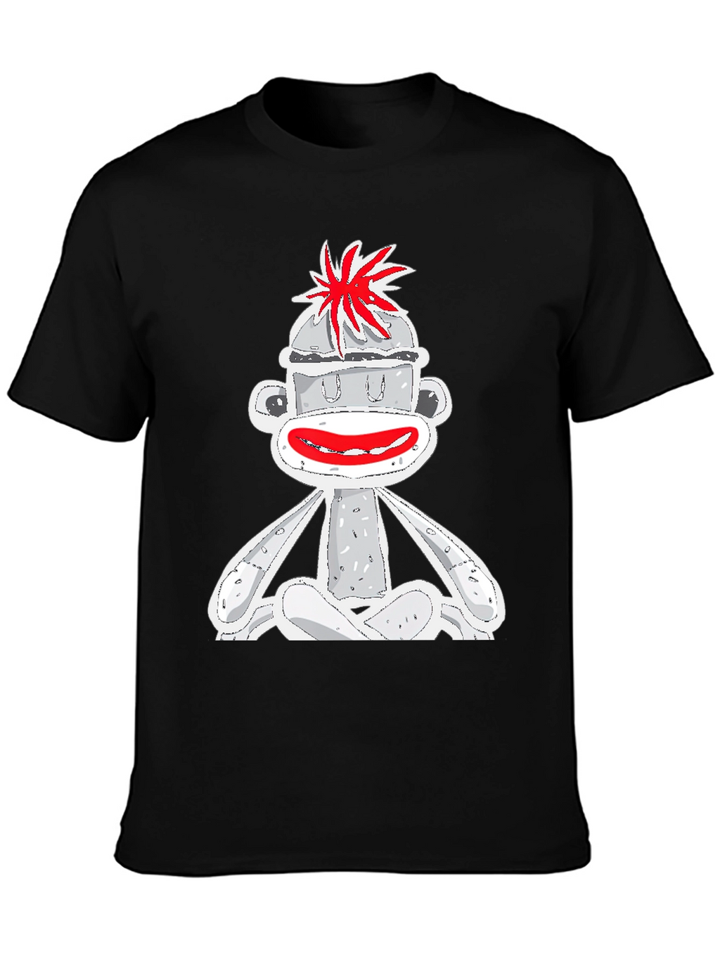 Sock Monkey Graphic Tee - Quirky Design
