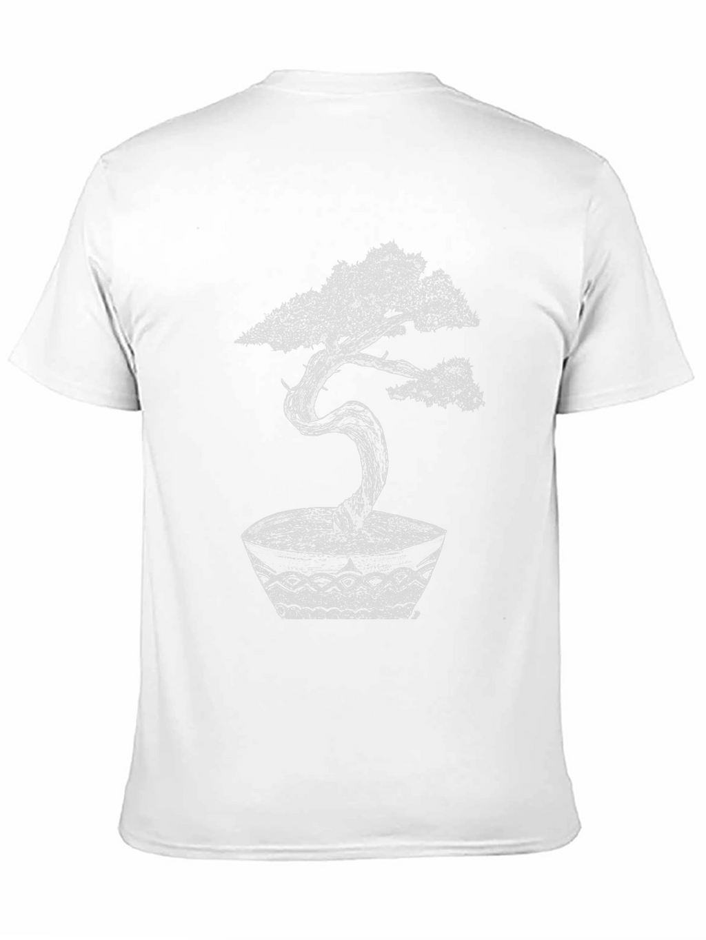 Bonsai Tree Graphic Tee - Artistic Black T-Shirt