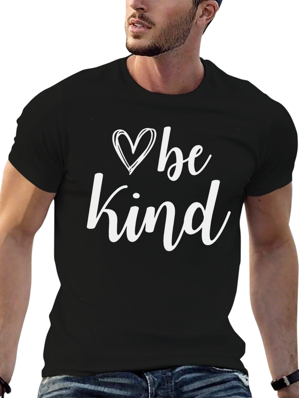 Be Kind Heart T-Shirt - Positive Message Tee