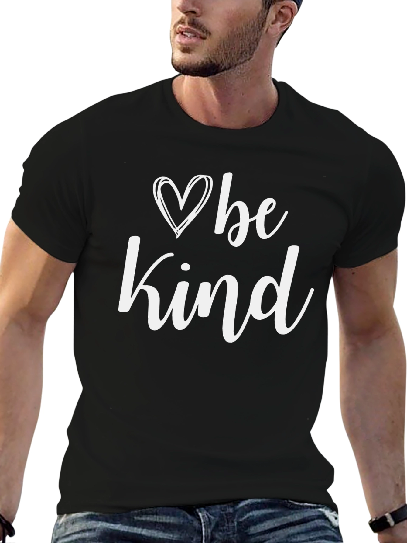 Be Kind Heart T-Shirt - Positive Message Tee