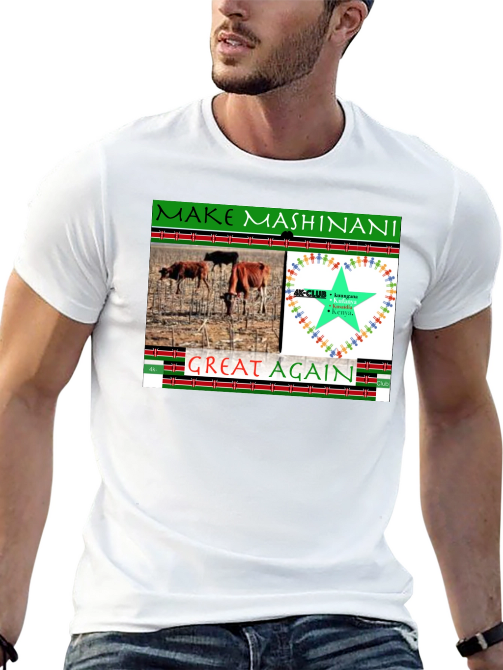 Make Mashinani Great Again Graphic Tee
