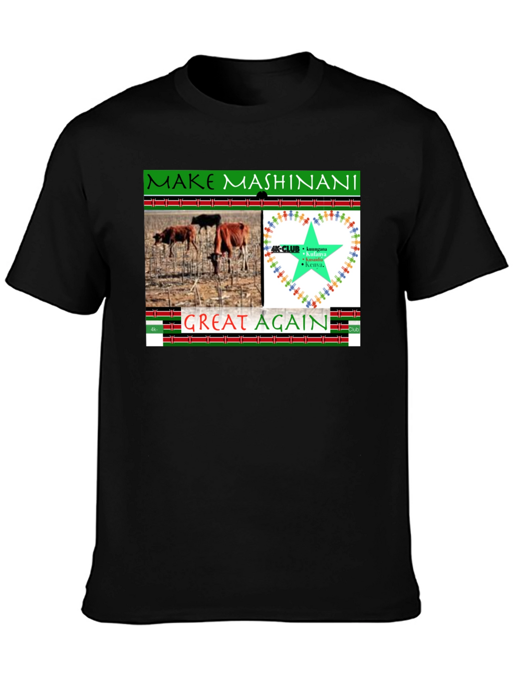 Make Mashinani Great Again Graphic Tee