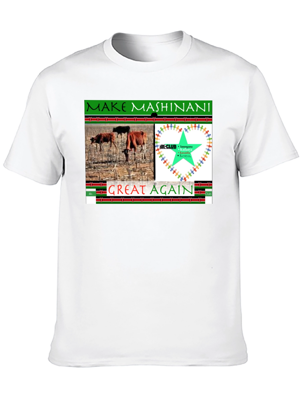Make Mashinani Great Again Graphic Tee