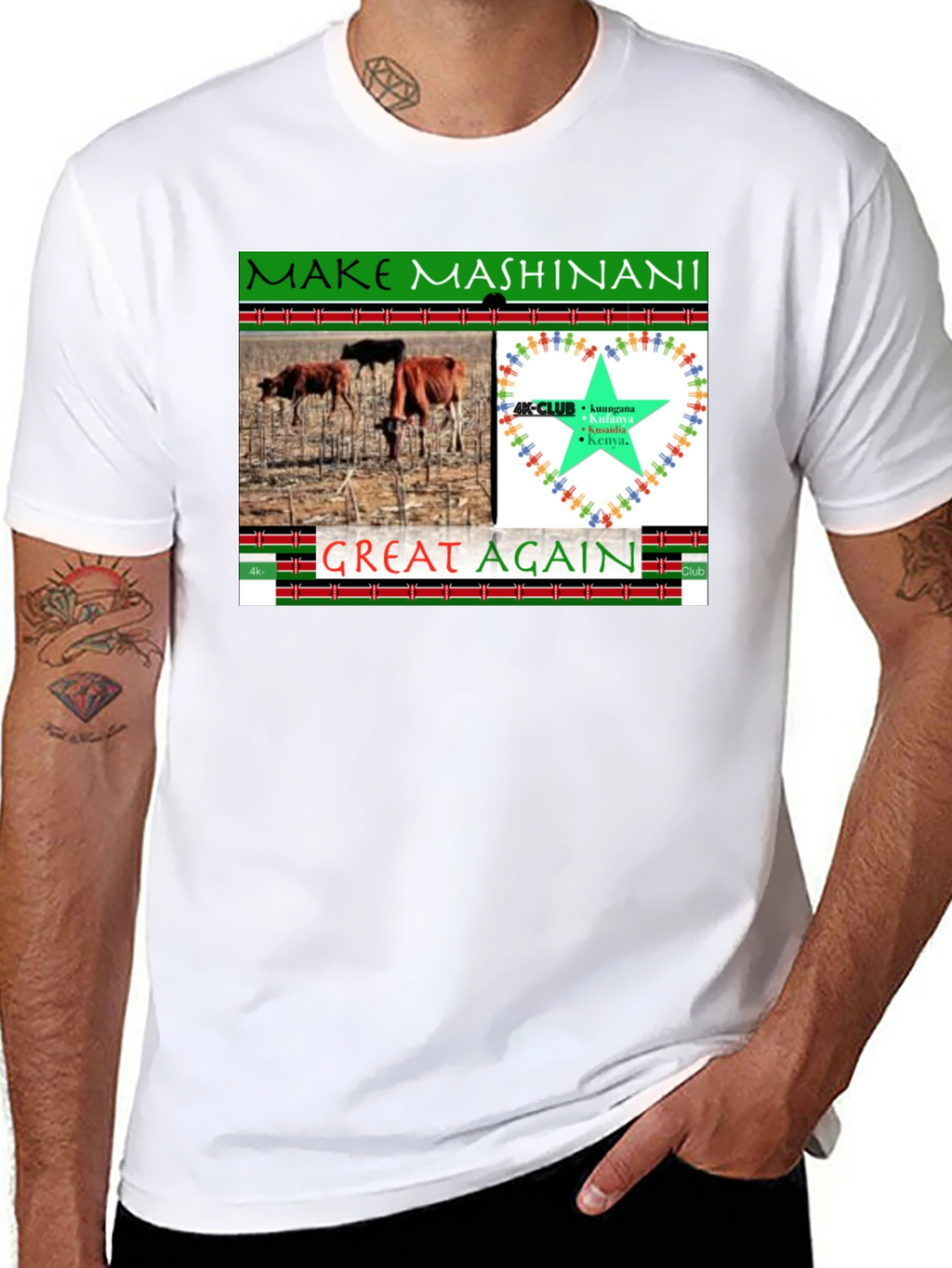 Make Mashinani Great Again Graphic Tee