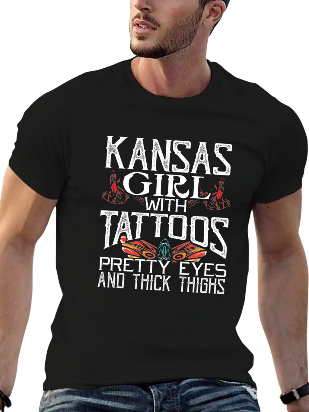 Kansas Girl With Tattoos T-Shirt