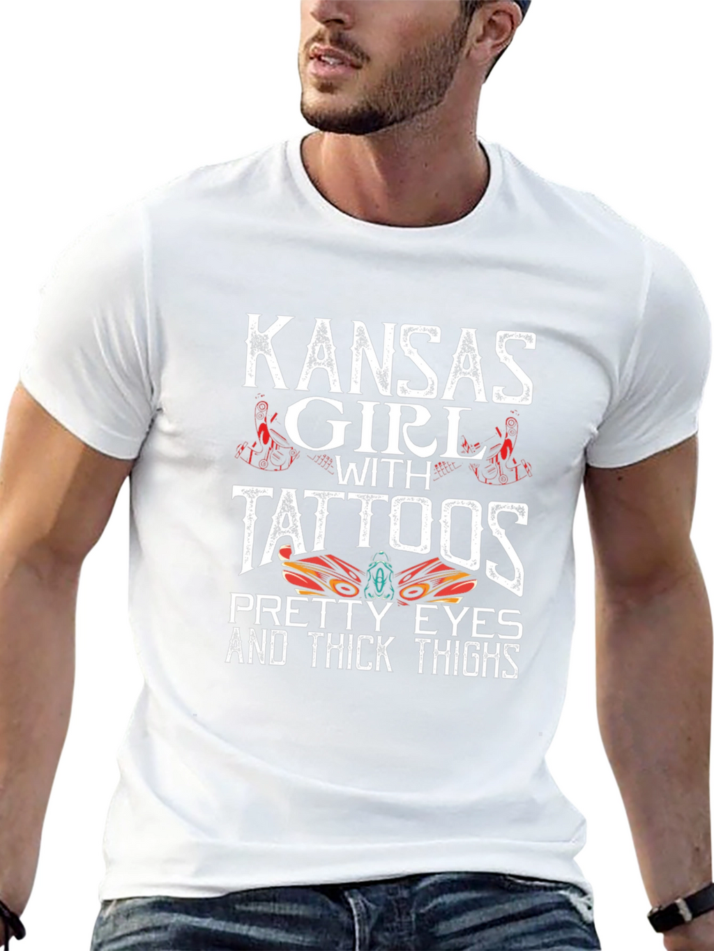 Kansas Girl With Tattoos T-Shirt