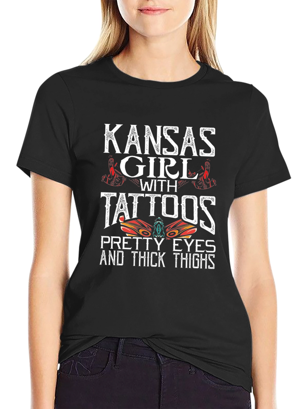 Kansas Girl With Tattoos T-Shirt